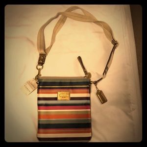 COACH Legacy Stripe Crossbody